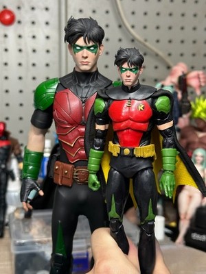 1/12 1/6 Scale Red Robin Tim Comics Head Carved Model Toys