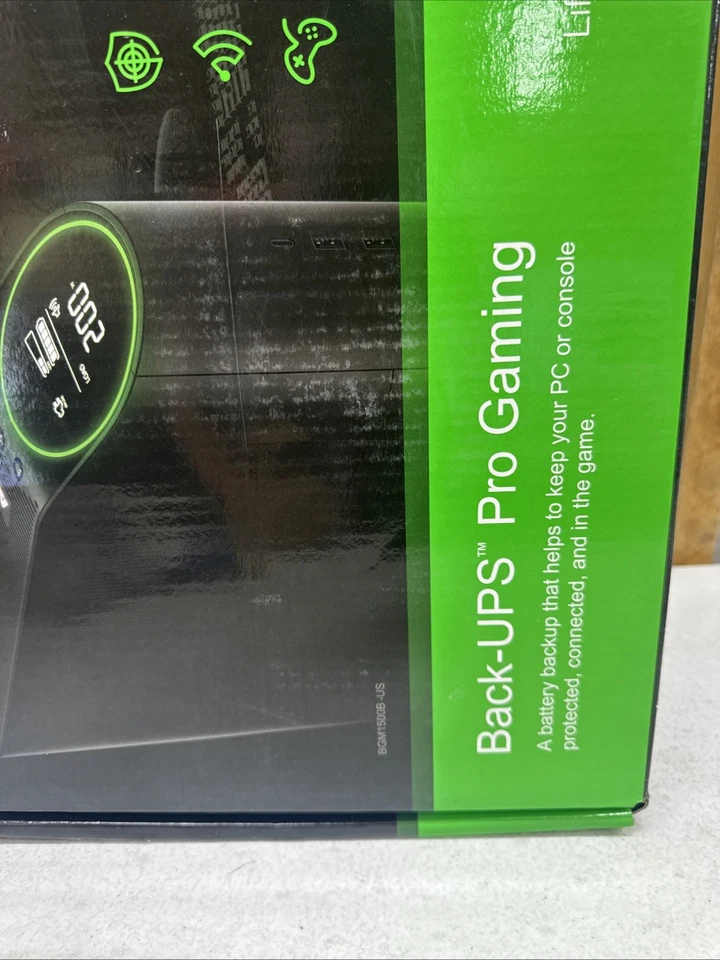 1500VA, 120V APC Back-UPS Pro Gaming with Pure Sinewave, RGB Reactor Circle, ... - Image 2 of 4