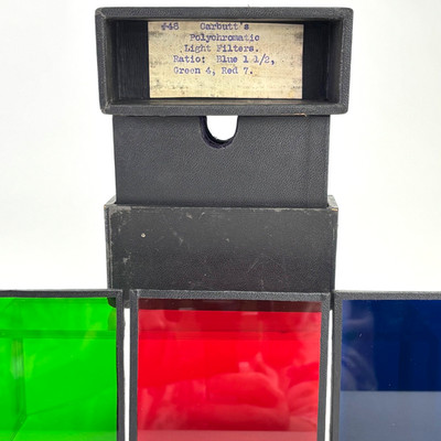 Antique Carbutt Color Filter Glass Set Dry Plate Darkroom Photography Equipment