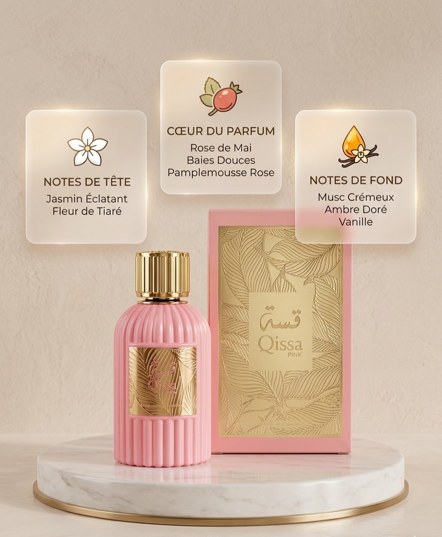 Qissa Pink par Paris Corner 100ml - L'Excellence d'une Eau de Parfum Sophistiquée
