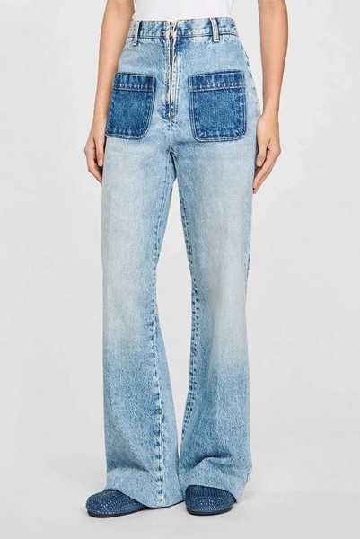 Women Sandro Paris Jeans Navy 38
