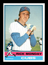1976 Topps # 251 Rick Monday Card Chicago Cubs