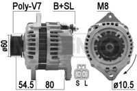 Era 209473A Generator, Lichtmaschine FüR Isuzu D-MAX I (Tfr, Tfs)