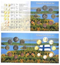 Finland Euro Mint Set 2011 8 Coins (1c-€2) + Commemorative Mint Medal. BB10