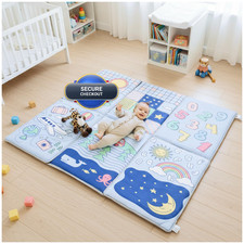 Todale Foldable Baby Play Mat - Padded Floor Mat For -