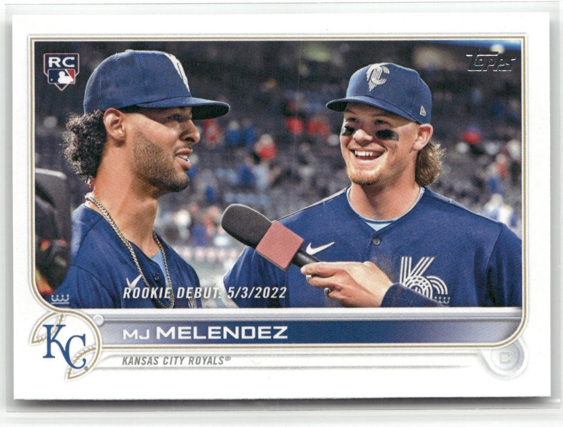 2022 Topps Update Series - Rookie Debut MJ Melendez #US73 (RC)