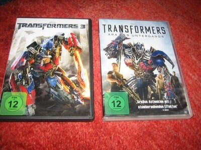 2 ACTIONFILM-DVD´S; TRANSFORMERS 3 + ÄRA DES UNTERGANGS;