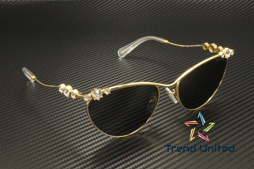 Gafas de sol para mujer SWAROVSKI SK7017 400487 dorado gris oscuro 58 mm Foto 3 de 4