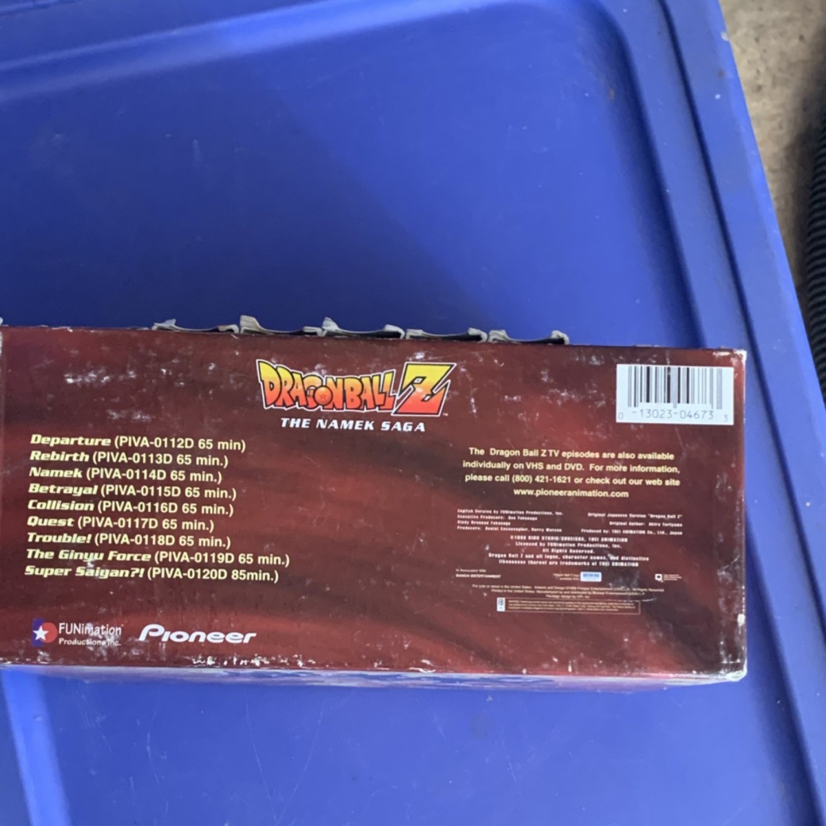 Dragon Ball Z The Namek Saga Box Set VHS FUNimation English NTSC