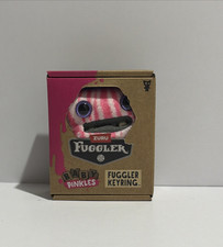 FUGGLER BABY PINKLES KEYCHAIN 3.5" Plush Zebra Stripe Weirdo NEW IN BOX 