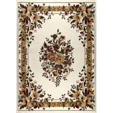Home Dynamix Optimum Caspian Area Rug, 5'2" x7'2, Traditional Medallion Flora...