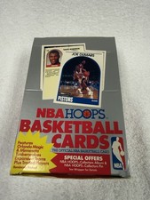 1989-90 NBA Hoops Basketball cards sealed packs + loose cards with protectors. 