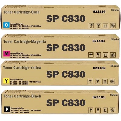 SP C830 Toner Cartridges for Ricoh SP C830 C830dn C830dna,SP C831 C831dn Printer