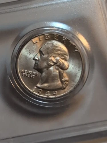 1949 Uncirculated Washington Silver Quarter