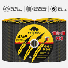 110Pack 4-1/2" x .040" x 7/8" Cut off Wheels Stainless Steel Metal Cutting Discs