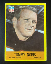 1967 Philadelphia RC Tommy Nobis Atlanta Falcons #7