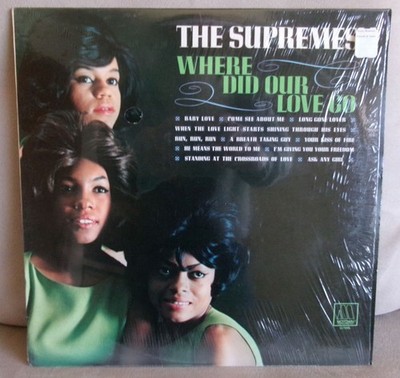 THE SUPREMES WHERE DID OUR LOVE GO LP MOTOWN REISSUE M- SHRINK