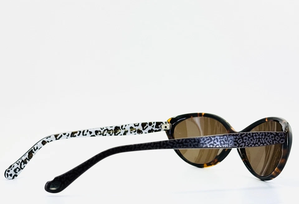 NUEVO LULU GUINNESS L524 TOR Marrón Negro Mujer Ojo de Gato Gafas de Sol 57-14-140 B:36 Foto 4 de 4