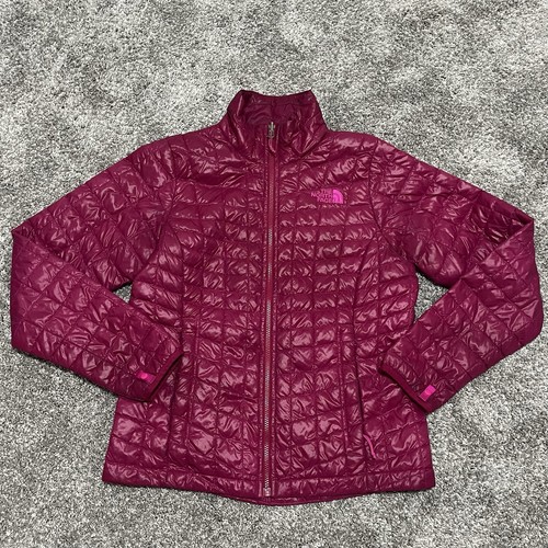The North Face Thermoball Jacket Women’s Medium Dark Pink Insulated Puffer - Picture 5 of 14