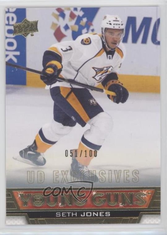 2013-14 Upper Deck Young Guns UD Exclusives 51/100 Seth Jones #228 Rookie RC a8r
