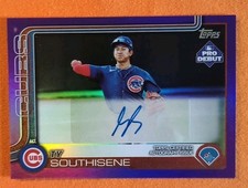 2025 Topps Pro Debut Ty Southisene PURPLE FOIL AUTO /299 #PD-165 ACL Cubs