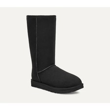 Ugg Women's Classic Tall II Size 9 Black EUC