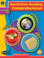 Teacher Created Resources Nonfiction Reading Comprehension, Grade 6