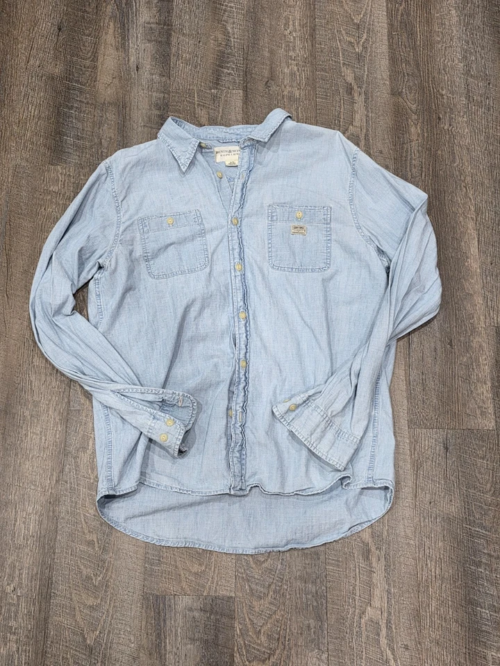 Camisa XL Denim & Supply Ralph Lauren Para Hombre Azul Denim Ralph Lauren Abotonada Foto 2 de 4