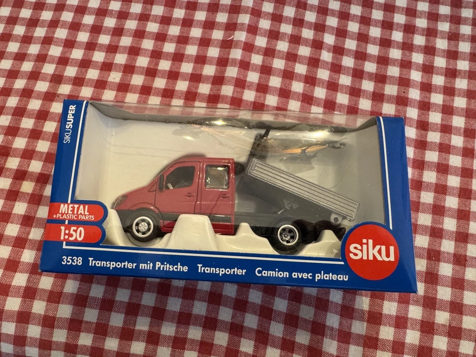 Siku 3538 Mercedes-Benz Sprinter Transporter Pritsche 1:50,Super Serie