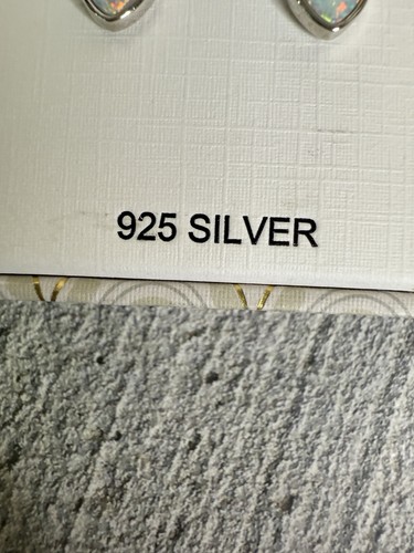 NEU IN BOX Rachel Zoe herzförmige Opalit 925 Sterling Ohrringe - Bild 3 von 10