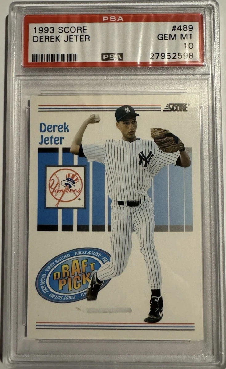 Derek Jeter Baseball SCORE Rookie Sports Trading Card Singles for