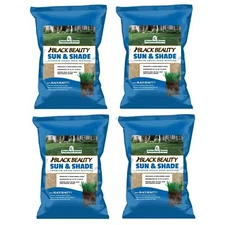 Jonathan Green (#12002) Black Beauty Sun & Shade Grass Seed, 3lb bag,  4 pack