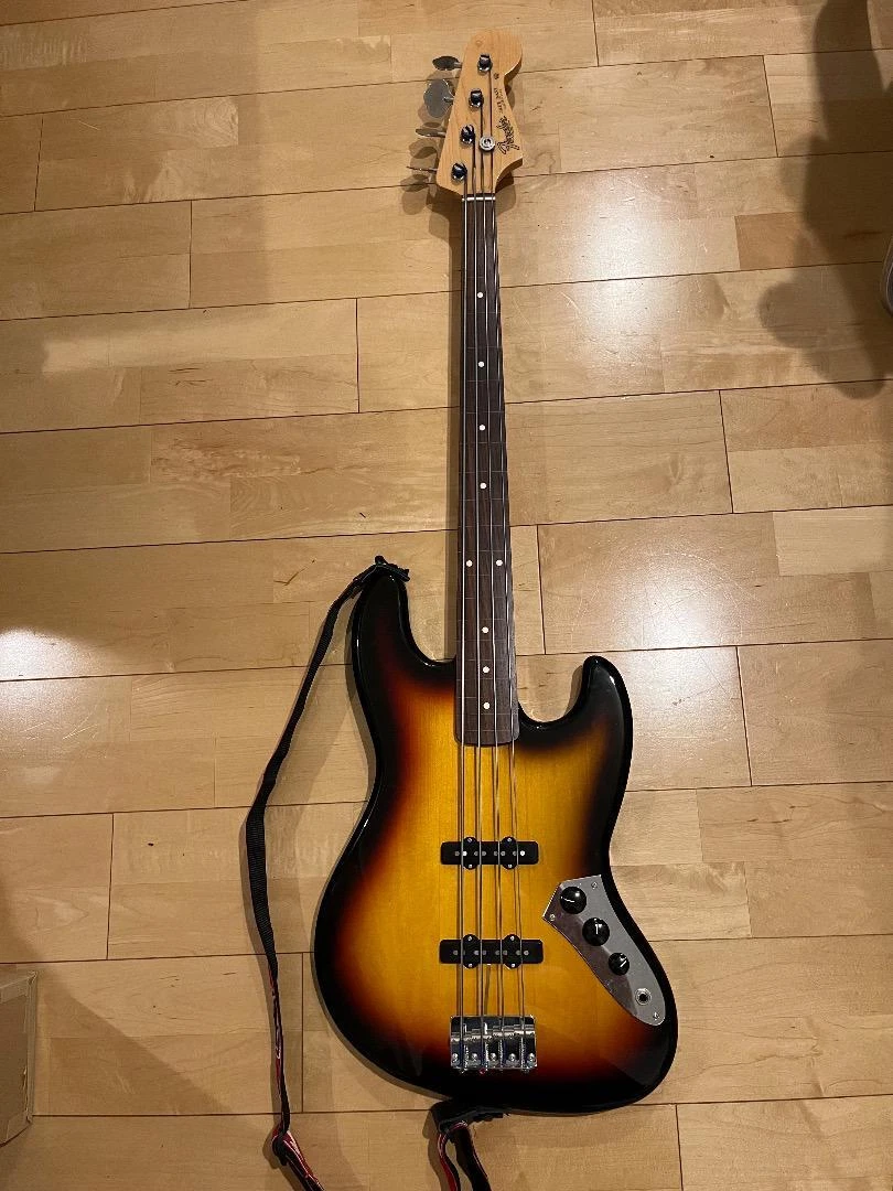 Fender Japan Jazz Bass Fretless Sunburst | eBay