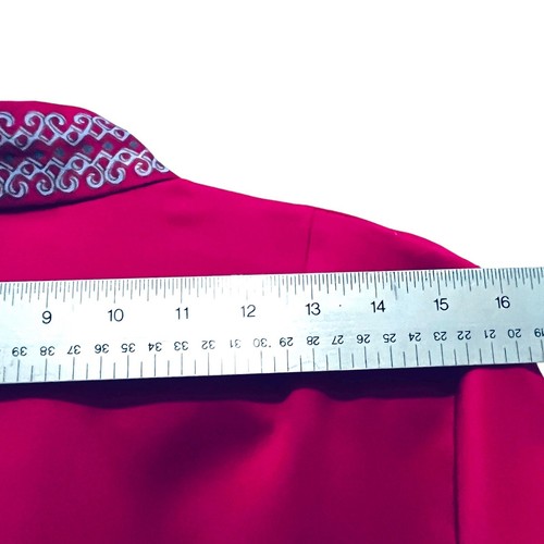 Alfred Shaheen Dress Women Size S Banded Collar The Master Printer 70s Vintage - Picture 13 of 18