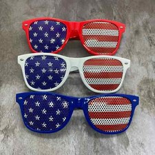 USA Sunglasses Patriotic Shades Red White and Blue 4th of July Sunglasses