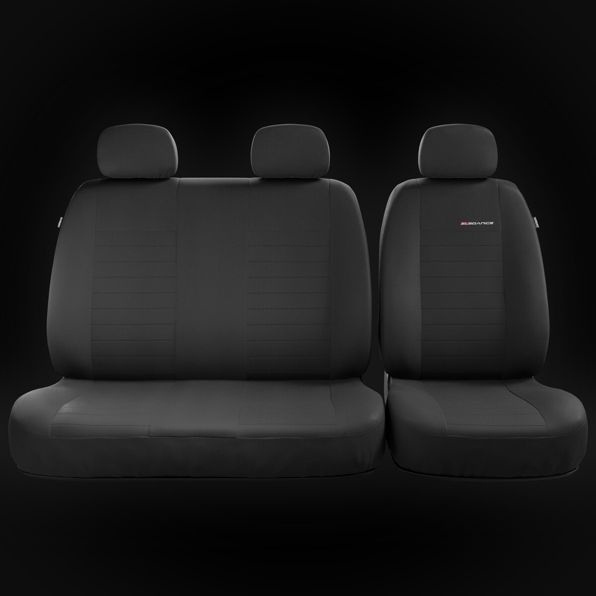 Housses De Sièges Universelles Pour Honda Insight (1999-2013) - Ensemble Complet Rouge - Faux Cuir - Neuf