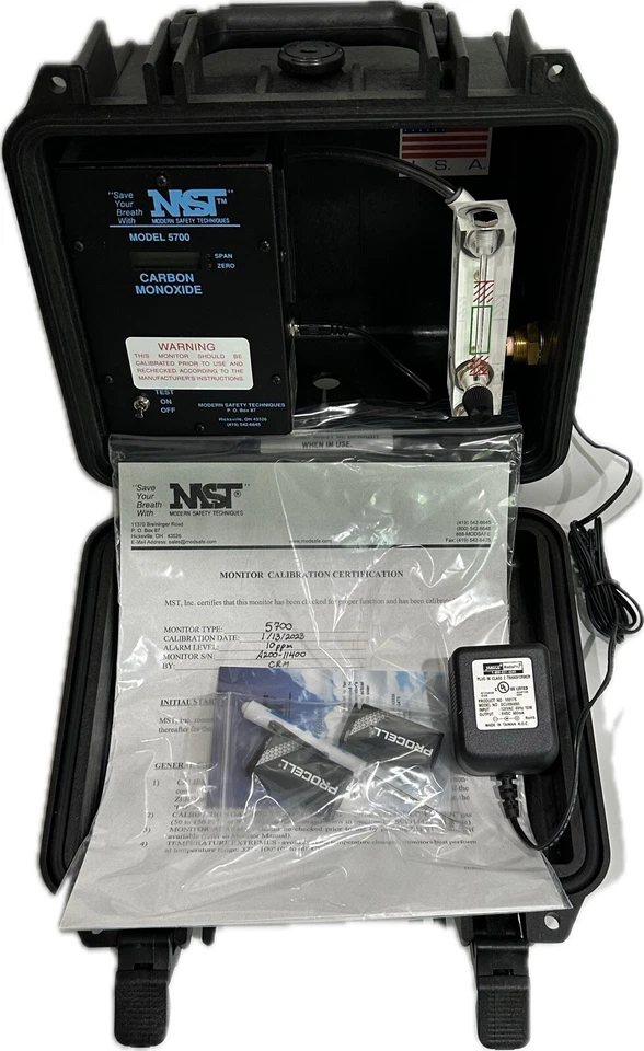 Monitor de línea aérea MST monóxido de carbono CO 12VDC 5700-1 Foto 4 de 4