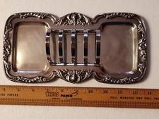 Antique F.B. Rogers Silver Company tm 1883 Bread/Toast stand