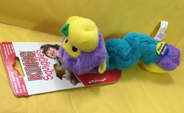 kong squiggles dog toy