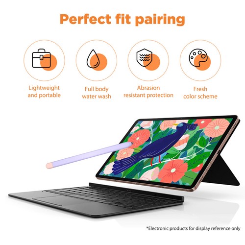 Stylet Tactile Protection Silicone pour Samsung Galaxy Tab S7/S7 Plus/S8/S8 Plus - Photo 2/18