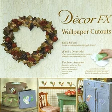 16 Heart Wreath Wallpaper Cutouts Cottage Core Shabby Furniture Decoupage AA93