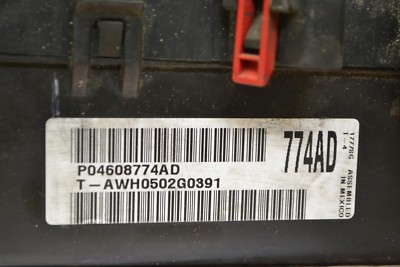 2004 dodge stratus cigarette lighter fuse 2001-2004 Dodge Stratus Fuse Box Junction OEM P04608774AD Module 340-8D8
