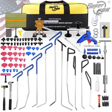 PDR 113Pcs Paintless Dent Removal Rods Stainless Steel Tool Kit Dent Repair kit