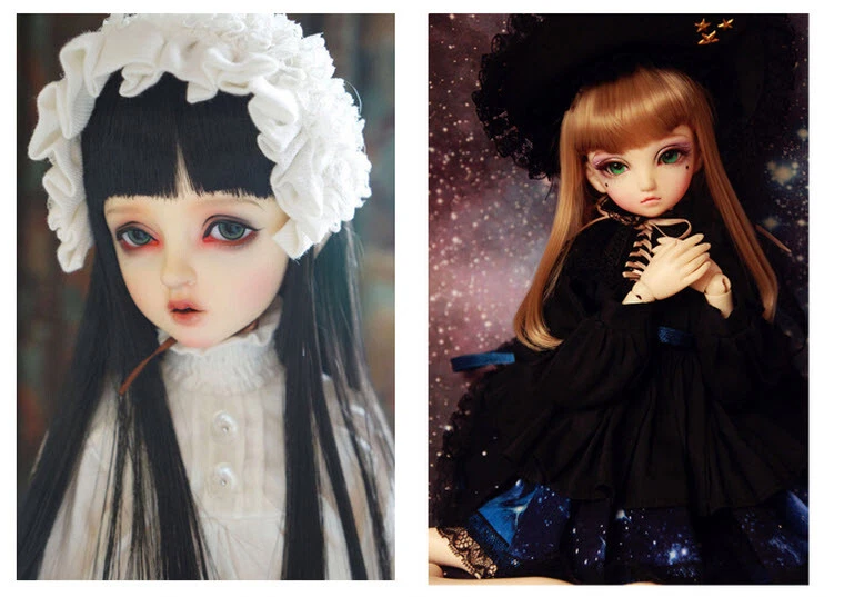 15*100cm Natrual Color DIY Wig For BJD Doll Wig Hair For 1/3 1/4 1/6 BJD Dolls - Image 2 of 4