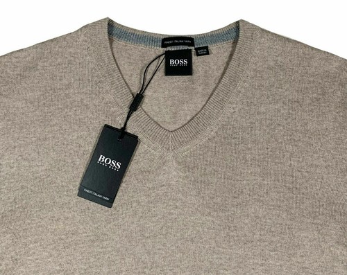 Heather Taupe 100% Virgin Wool Sweater 
