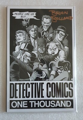 BATMAN DETECTIVE COMICS #1000 (2019) FORBIDDEN PLANET SIGNED BY BRIAN BOLLAND