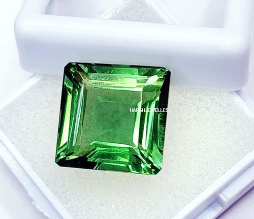 Loose Gemstone Natural Green Amethyst 10 to 12 Ct Certified Single H450 - Picture 4 of 9