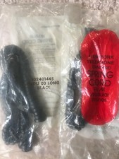 2 Western Electric Telephone Handset Cord - 13 ft Black New