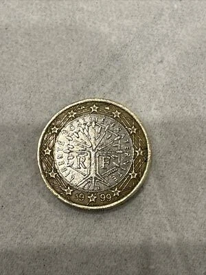 Pièce 1 euro France 1999 arbre de vie Rare/ Poste suivi/ - Photo 1/2