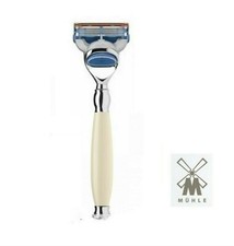 Muhle Sophist Razor for 4 Blades Resin Porcelain Handle Made in Germany